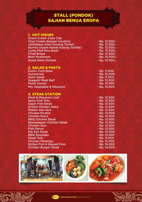WESTERN CATERING SEMARANG, CHINESE CATERING SEMARANG, JAPANESE CATERING SEMARANG