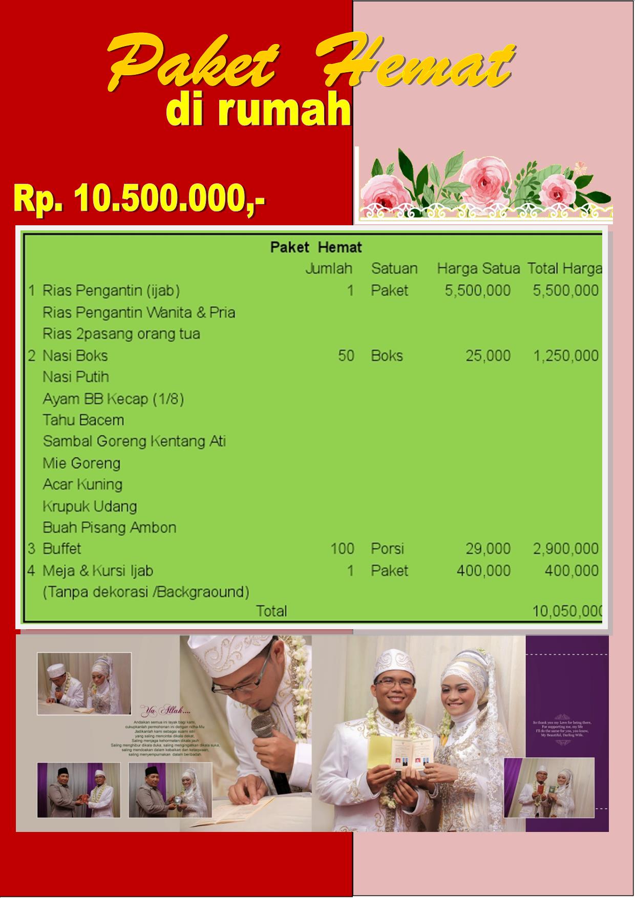 paket pernikahan hemat, pAKET Nikah Semarang